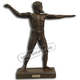 bronze zeus statue
