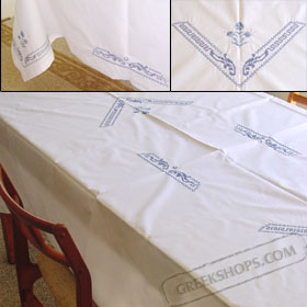 Style Santorini Tablecloth 70x110 in.