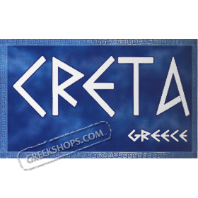Crete w/ Greek Key T-shirt Style D145