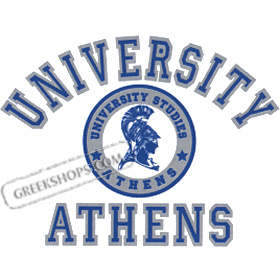 University of Athens Greece Hooded Sweatshirt Style D167