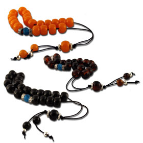 Traditional Greek Worrybeads 8" 3-color options