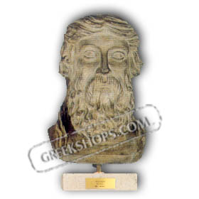 Plato Bust 12" (31 cm) Bronze Color
