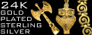 Greek Gold Plated Sterling Silver Jewlery
