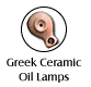 Greek Ceramic Oil Lamps