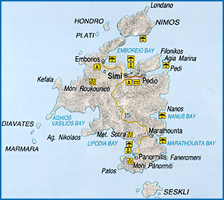 Symi Island Map