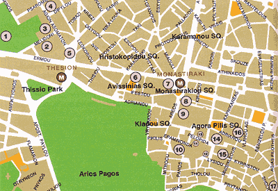 Athens Heritage Walk 4 Map