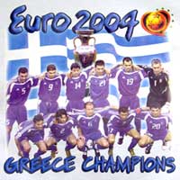 Euro 2004 Greek Team w/ Coach Tshirt