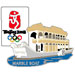 Beijing 2008 Marble Boat Pin