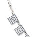 Sterling Silver Necklace - Handcrafted Greek Key Motif Links
