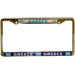 Greece License Plate Gold Chrome Frame