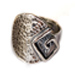 Neoclassic Collection :: Square Spiral Motif Adjustable Ring (17mm)