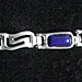 Sterling Silver Bracelet - Wavy Greek Key - Rectangle (.4cm)