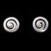 The Ariadne Collection - Sterling Silver Post Earrings Swirl Cutout (5mm)