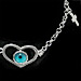 The Amphitrite Collection - Sterling Silver Bracelet - Eye with Heart & Cross
