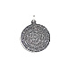 Sterling Silver Pendant - Phaistos Disk (21mm)