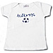 Baby's White Leventis (strong and brave) Soccer Ball T-Shirt