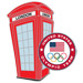 USOC London 2012 Olympic Team Phone Booth Pin