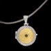 Palaiologan Collection - 24k Gold Plated Sterling Silver Necklace - Circular