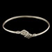 Sterling Silver Cuff Bracelet - Diamond Shape Greek Key