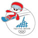 Torino 2006 Mascot on Snowboard Pin