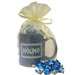 Royal Blue Coffee Mug Gift Package with Greek Candy for Grand Parents and God Parents 