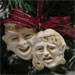  Ancient Greek Comedy and Tragedy Masks Ornament 105_44white