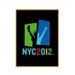 NYC 2012 Candidacy Lapel Pin Logo on Black