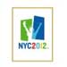 NYC 2012 Candidacy Lapel Pin Logo on White