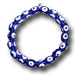 Bracelet with Blue Evil Eye Beads BI2