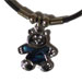 Teddy Bear Faux Opal Indian Rubber Necklace KO_8
