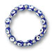 Bracelet with Blue & Silver Evil Eye Beads BI2Silver