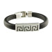 Indian Rubber Bracelet w/ Greek Key ME_110270