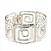 Stainless Steel Bracelet - Large Greek Key Motif Style B290