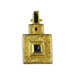 The Theodora Collection - 24k Gold Plated Sterling Silver Square Byzantine Pendant 18mm 