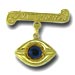 Gold Evil Eye Pendant Style 388A 