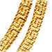 Greek Key Gold Overlay - Double Necklace