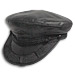 Leather Greek Fisherman's Hat - Black