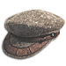 Wool Tweed Greek Fisherman's Hat - Brown