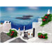 Santorini Balcony Magnet Style 43