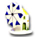 Windmill Porcelain Magnet TM 3