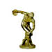 Discus Thrower Statue 9" (23 cm.) Bronze-colored