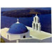 Poster of Santorini and Church