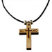 Wooden ICXC Cross Necklace (34mm)