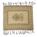 Traditional Greek Area Rugs  Brown White 