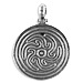 The Agamemnon Collection - Sterling Silver Pendant - Swirls & Whorls Motif (32mm)