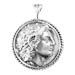 Sterling Silver Pendant - Alexander the Great (28mm)