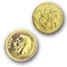 New Year's Cake Gold Coin Replica - Flouri for Vasilopita