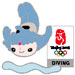 Beijing 2008 Beibei Diving Olympic Sports Pin