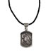 Sterling Silver Pendant w/ Leather Cord - Owl Coin Replica (23mm)