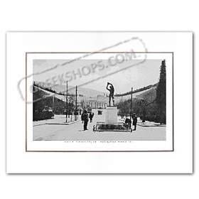 Vintage Greek City Photos Attica - City of Athens, Panathinaikon Stadium (1930)